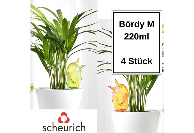 Scheurich Bewässerungssystem -, (Spar-Set, 4-tlg), Scheurich Wasserspender Bördy M 220 ml von Scheurich