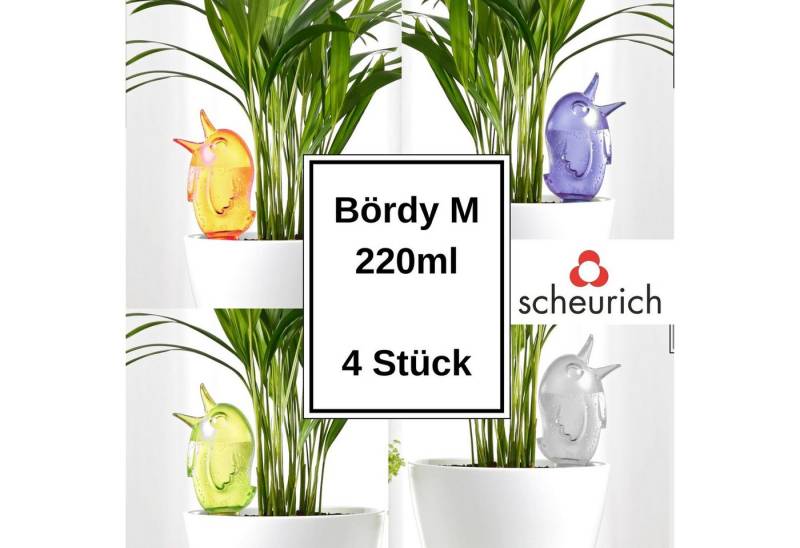 Scheurich Bewässerungssystem -, (Spar-Set, 4-tlg), Scheurich Wasserspender Bördy M 220 ml von Scheurich