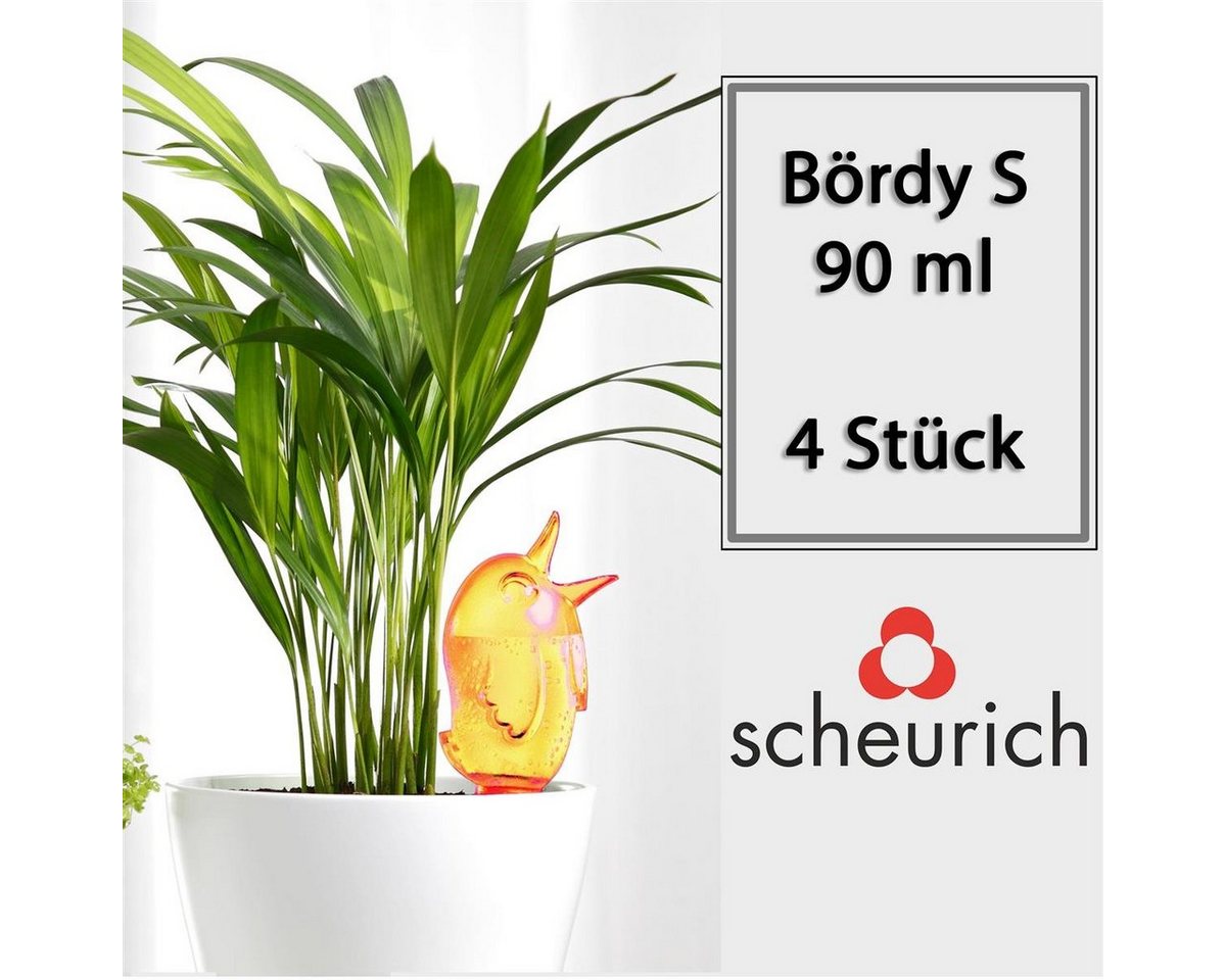 Scheurich Bewässerungssystem -, (Spar-Set, 4-tlg), Scheurich Wasserspender Bördy S 90 ml von Scheurich