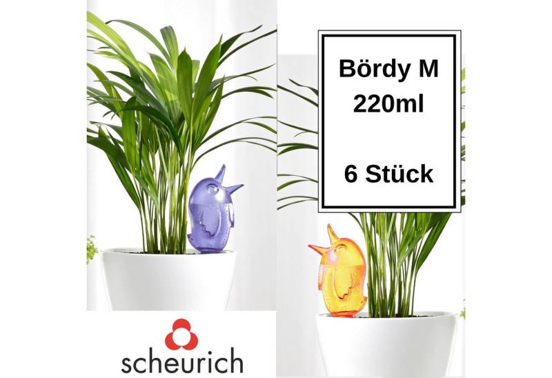 Scheurich Bewässerungssystem -, (Spar-Set, 6-tlg), Scheurich Wasserspender Bördy M 220 ml von Scheurich