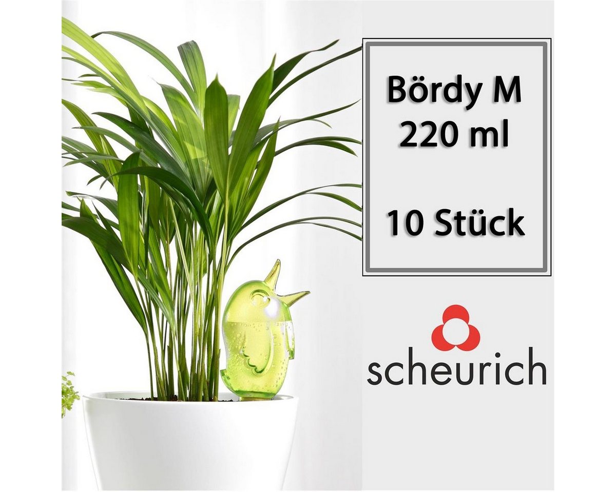 Scheurich Bewässerungssystem -, (Spar-Set, 10-tlg), Scheurich Wasserspender Bördy M 220 ml von Scheurich