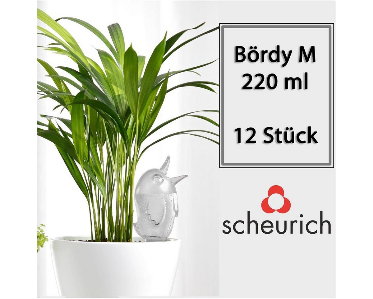 Scheurich Bewässerungssystem -, (Spar-Set, 12-tlg), Scheurich Wasserspender Bördy M 220 ml von Scheurich