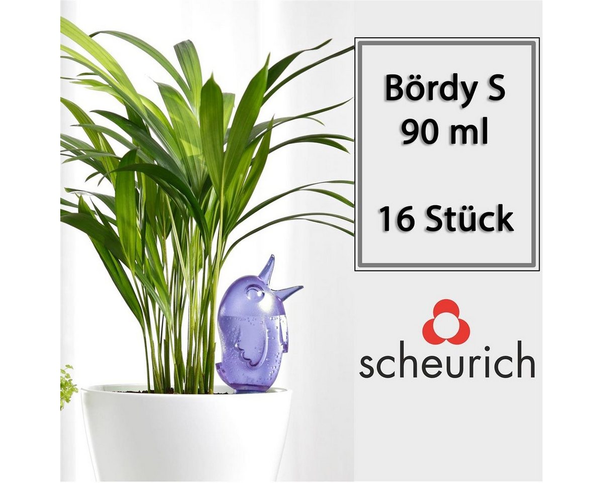 Scheurich Bewässerungssystem -, (Spar-Set, 16-tlg), Scheurich Wasserspender Bördy S 90 ml von Scheurich