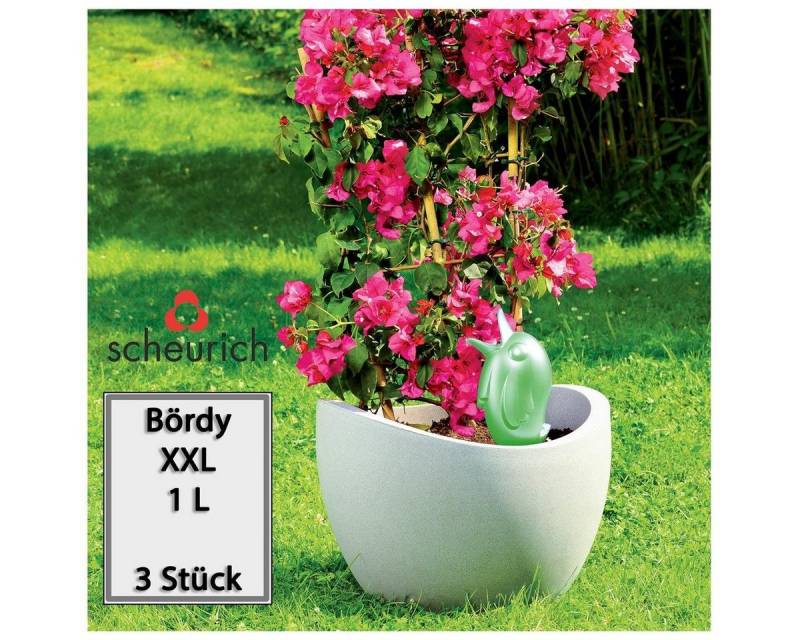 Scheurich Bewässerungssystem Bördy XXL 3x Grün 1000 ml Füllmenge Wasserspender, (Spar-Set, 3-tlg), Scheurich Wasserspender Bördy XXL 1000 ml von Scheurich