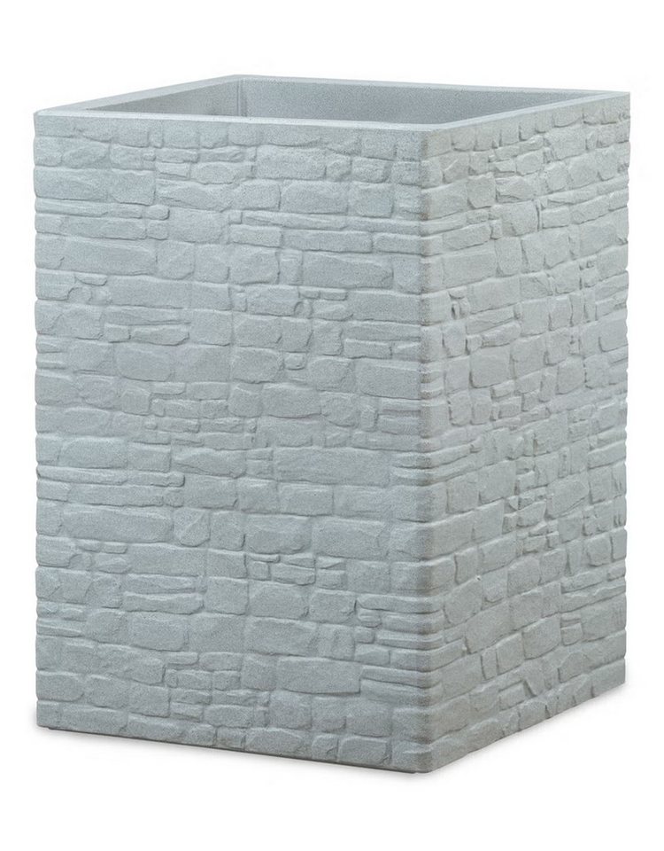 Scheurich Blumenkasten Scheurich Muretto Pflanzgefäß Hochgefäß Pflanzkübel Blumentopf grau von Scheurich