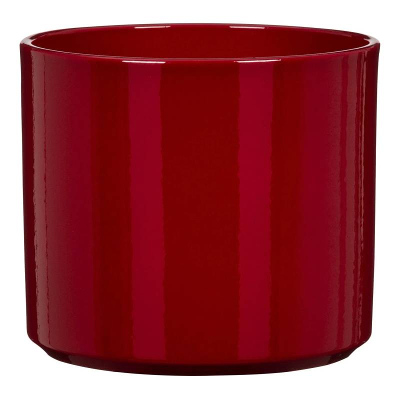 Scheurich Blumentopf Keramik Ø 18,9 cm x 16,8 cm Intense Red Volumen 6,1 l von Scheurich