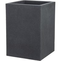 C-Cube High 54, Hochgefäß/Blumentopf/Pflanzkübel, quadratisch, aus Kunststoff Farbe: Stony Black, 38 cm Durchmesser, 53.7 cm hoch, 26 l Vol. C-Cube High 54, Hochgefäß/Blumentopf/Pflanzkübel, quadratisch, aus Kunststoff Farbe: Stony Black, 38 cm Durchmesser, 53.7 cm hoch, 26 l Vol. von Scheurich