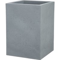 Scheurich - C-Cube High 54, Hochgefäß/Blumentopf/Pflanzkübel, quadratisch, aus Kunststoff Farbe: Stony Grey, 38 cm Durchmesser, 53,7 cm hoch, 26 l Scheurich - C-Cube High 54, Hochgefäß/Blumentopf/Pflanzkübel, quadratisch, aus Kunststoff Farbe: Stony Grey, 38 cm Durchmesser, 53,7 cm hoch, 26 l von Scheurich