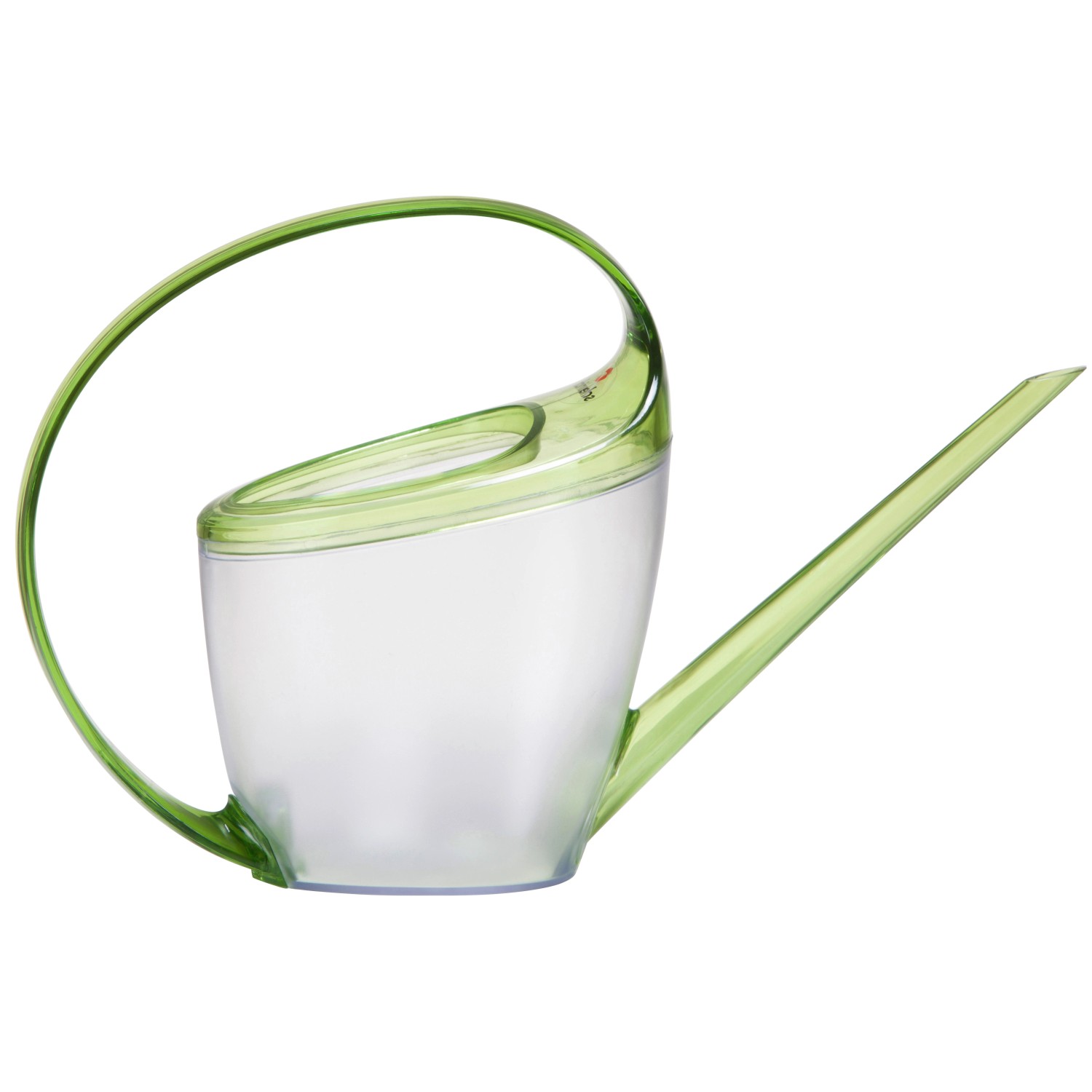 Scheurich Gießkanne Loop Transparent/Green 1,4 l von Scheurich