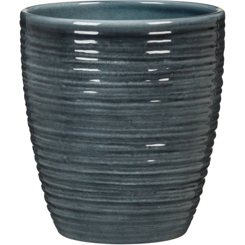 Scheurich Orchideengefäß 669 Glass Petrol Ø 12,3 cm x 14 cm von Scheurich