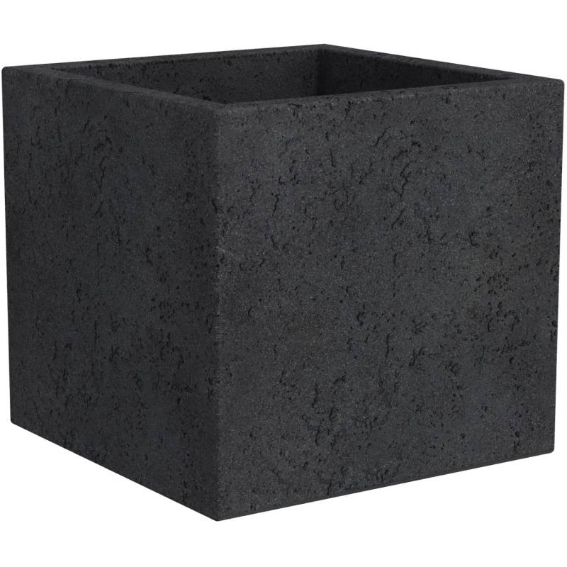 Scheurich Pflanzgefäß Blumentopf C-Cube 240 38 cm x 38 cm Stony Black von Scheurich