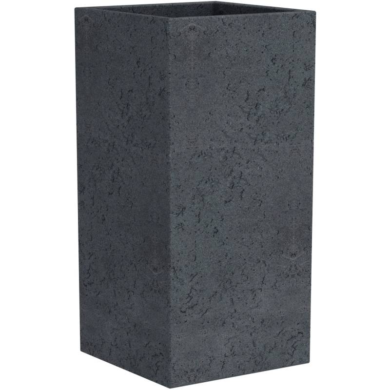 Scheurich Pflanzgefäß C-Cube 28 cm x 28 cm Stony Black von Scheurich