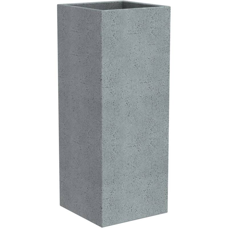 Scheurich Pflanzgefäß C-Cube High Ø 26 cm Stony Grey von Scheurich