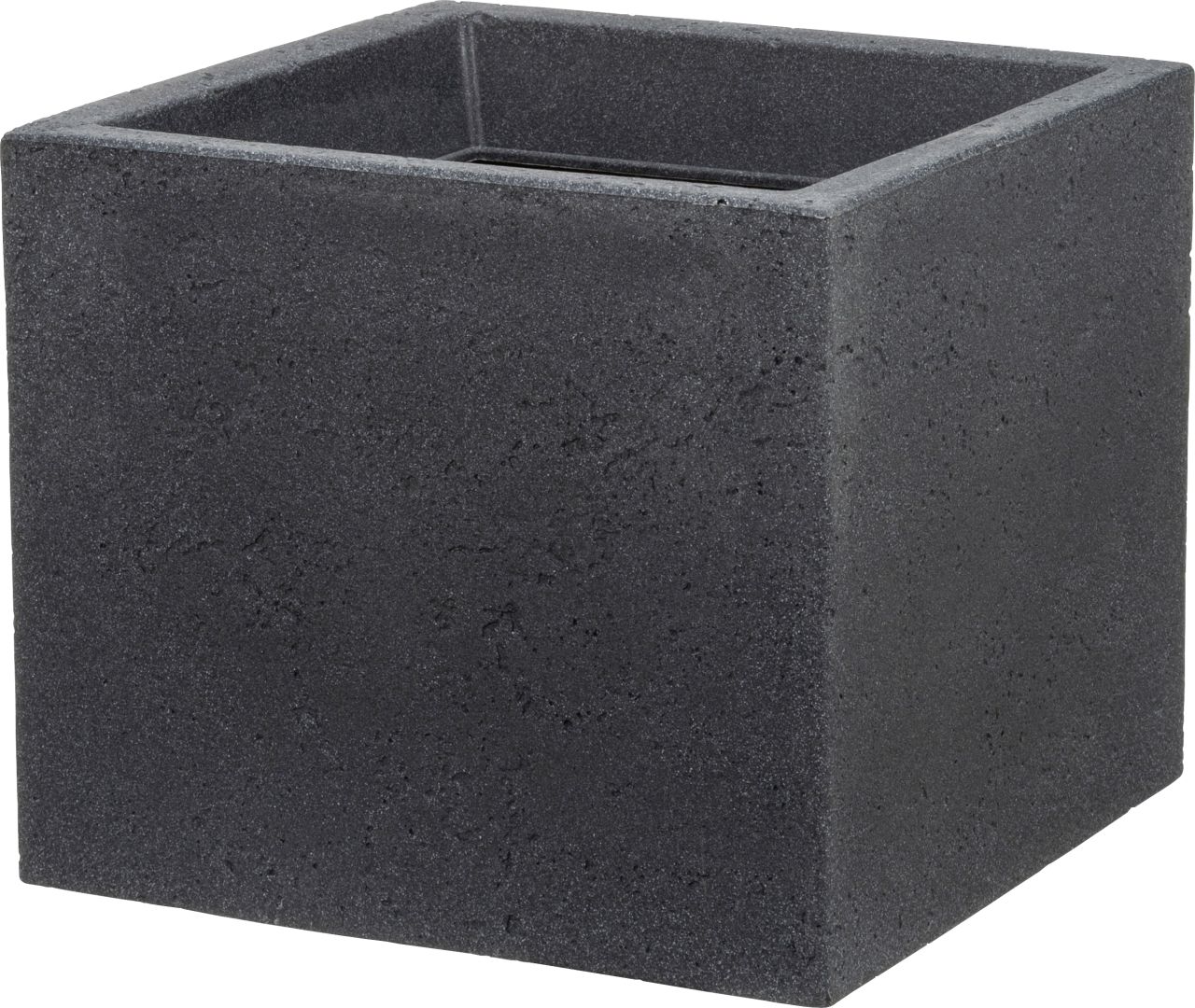 Scheurich Pflanzgefäß C-Cube Serie 240 schwarz granit 40 cm von Scheurich