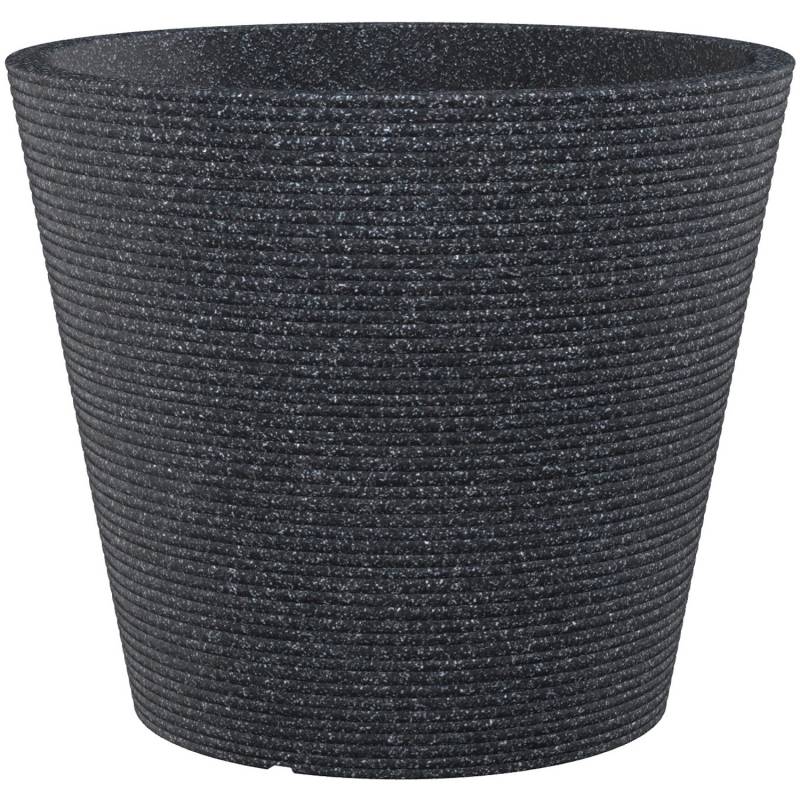 Scheurich Pflanzgefäß Coneo Ø 47 cm Schwarz Granit von Scheurich