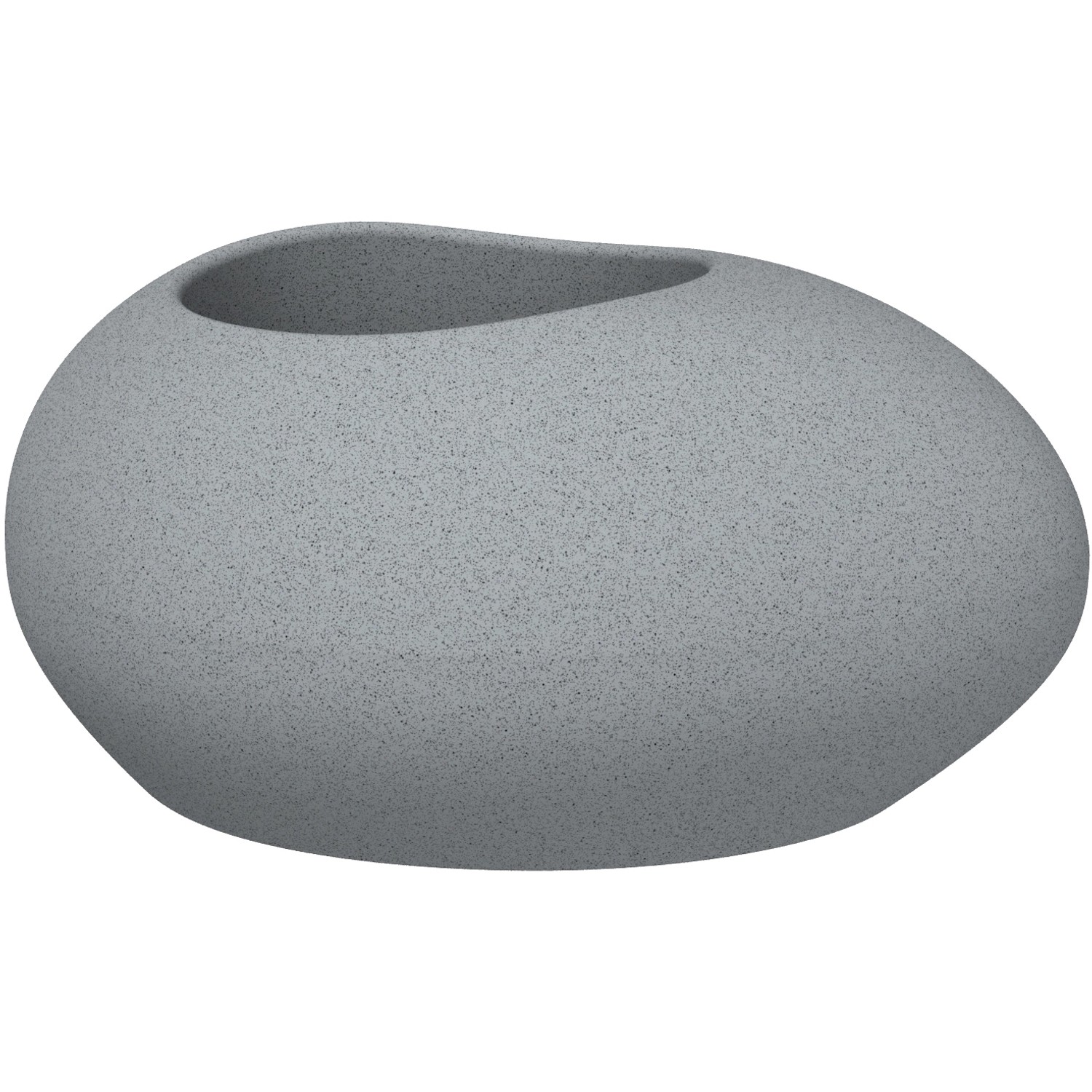 Scheurich Pflanzgefäß Flow 48 cm x 38 cm Stony Grey von Scheurich