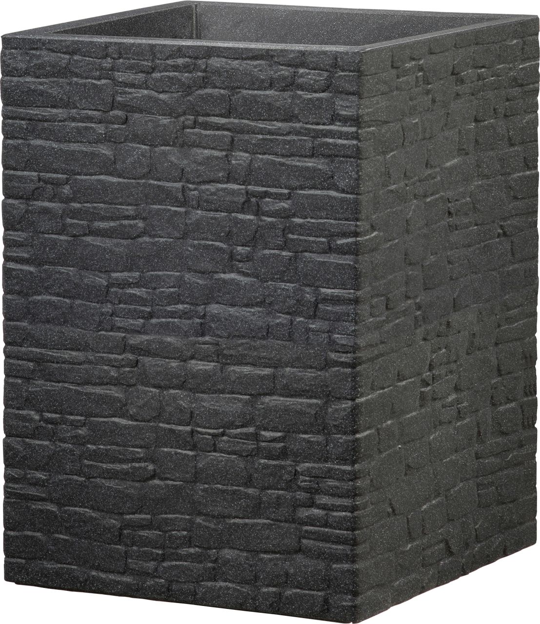 Scheurich Pflanzgefäß Muretto High 38 x 38 x 54 cm schwarz granit von Scheurich