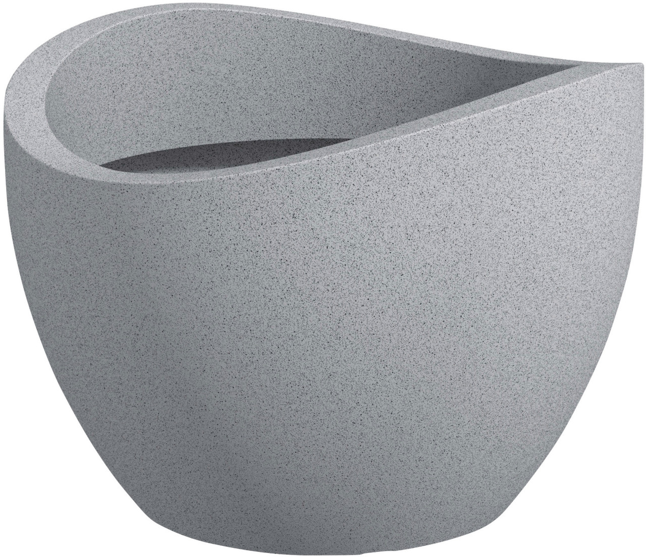 Scheurich Pflanzgefäß Wave Globe Ø 60 x 44,5 cm granit grau von Scheurich