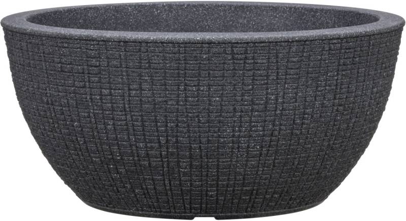 Scheurich Pflanzschale Serie 297 Barceo Bowl stony black Ø 40 cm von Scheurich