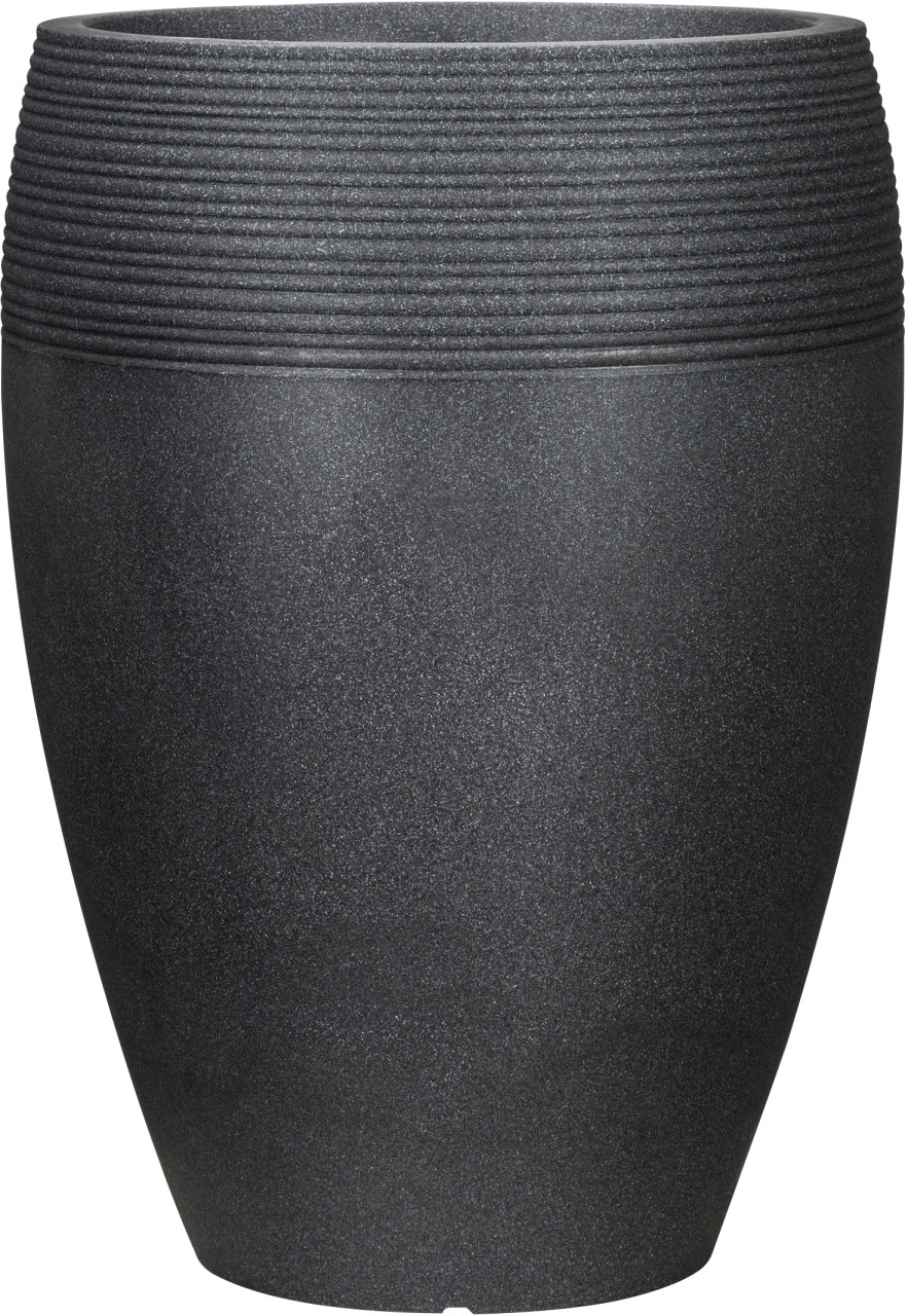 Scheurich Pflanztopf Lineo High Serie 283 schwarz granit Ø 35,7 cm von Scheurich