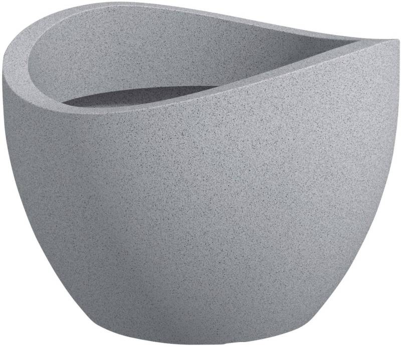 Scheurich Pflanztopf Wave Globe Serie 250 steingrau, Beton-Optik Ø 30 cm von Scheurich