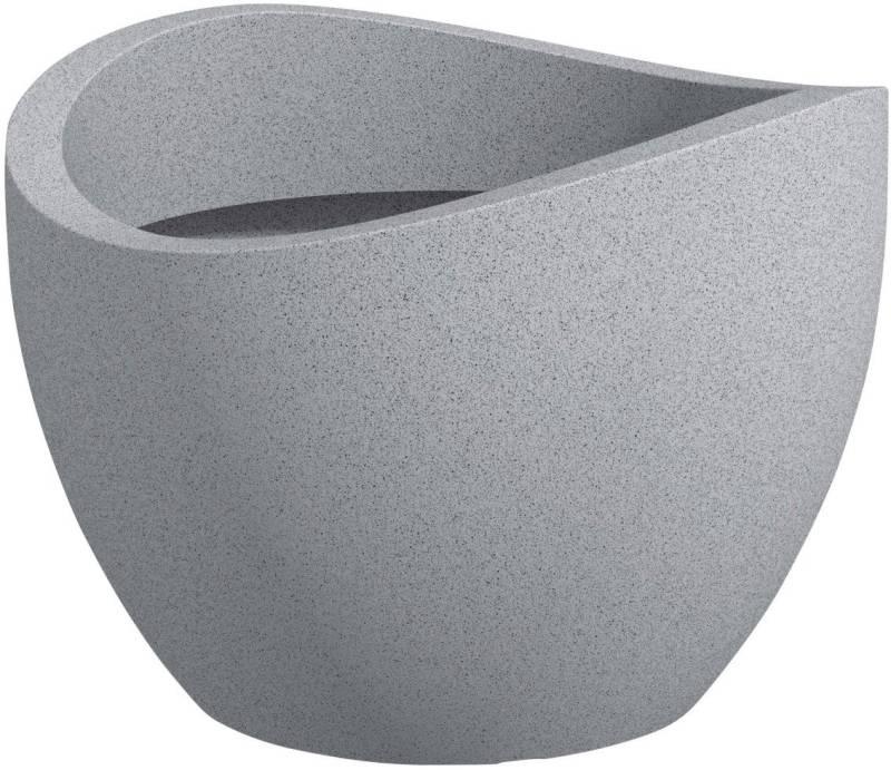 Scheurich Pflanztopf Wave Globe Serie 250 steingrau, Beton-Optik Ø 40 cm von Scheurich