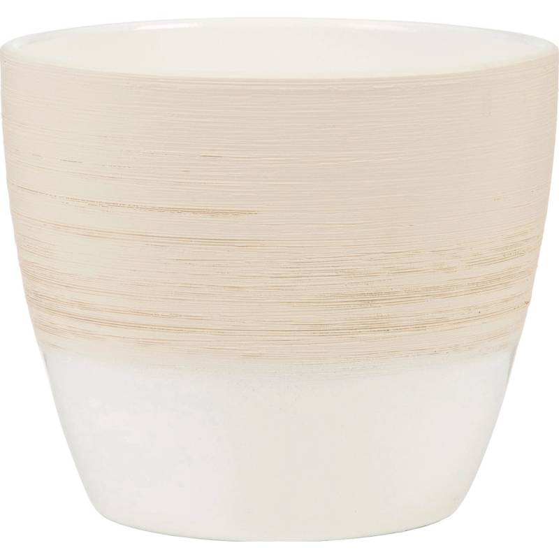 Scheurich Übertopf Blumentopf 950 Ø 16 cm Vanilla Cream von Scheurich