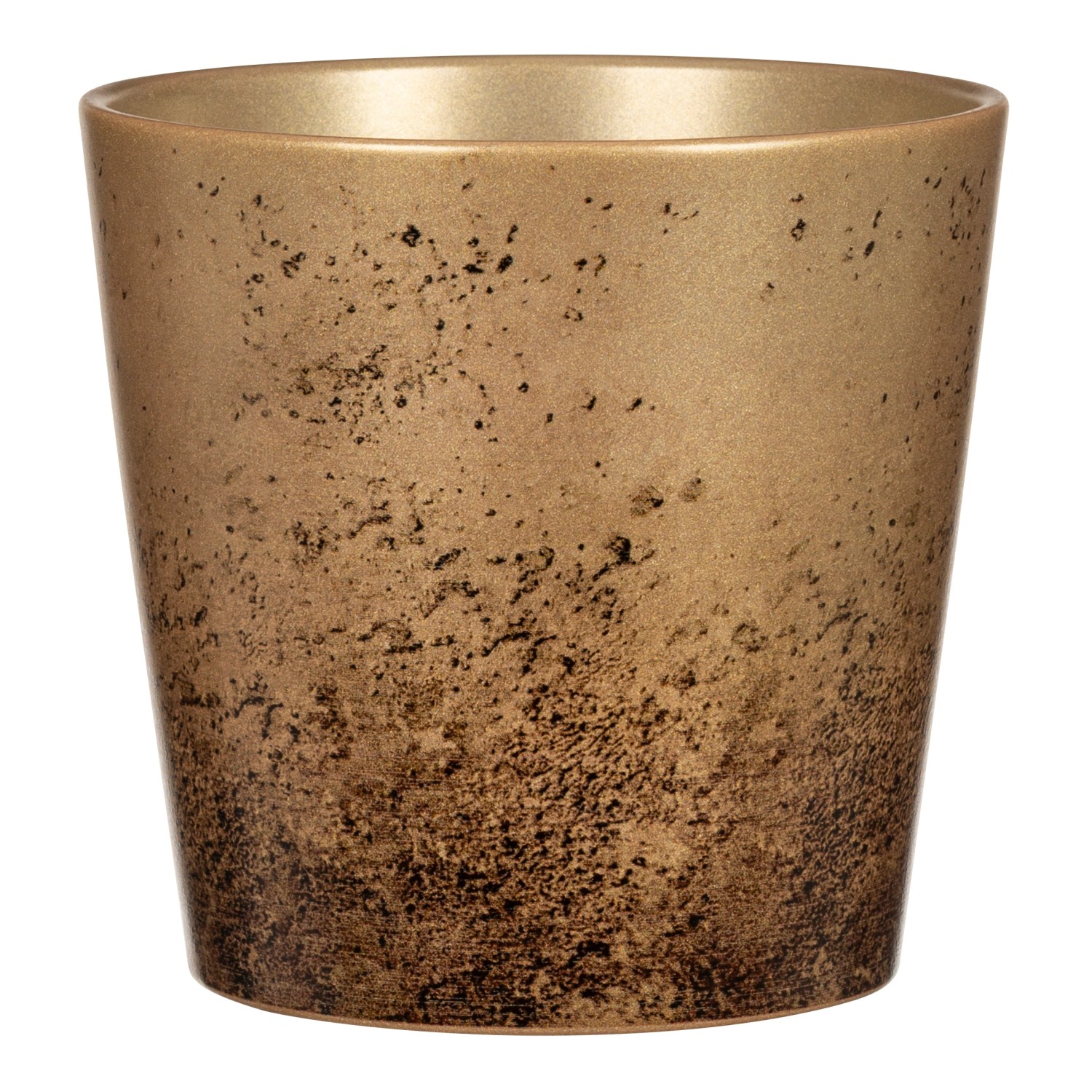 Scheurich Übertopf Antique Gold Ø 14 cm x 13,2 cm Gold Scheurich Übertopf Antique Gold Ø 14 cm x 13,2 cm Gold von Scheurich