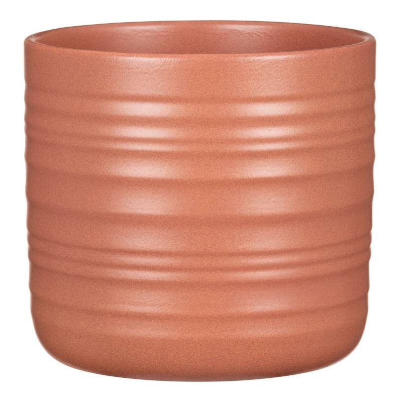 Scheurich Übertopf Cottage 850 Ø 14 cm x 12,8 cm Gebranntes Lehmorange von Scheurich