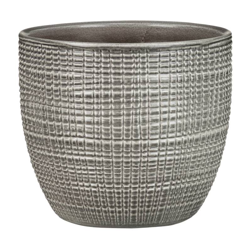 Scheurich Übertopf 'Pimienta 22/866' Keramik pimienta Ø 21,5 x 19,3 cm von Scheurich