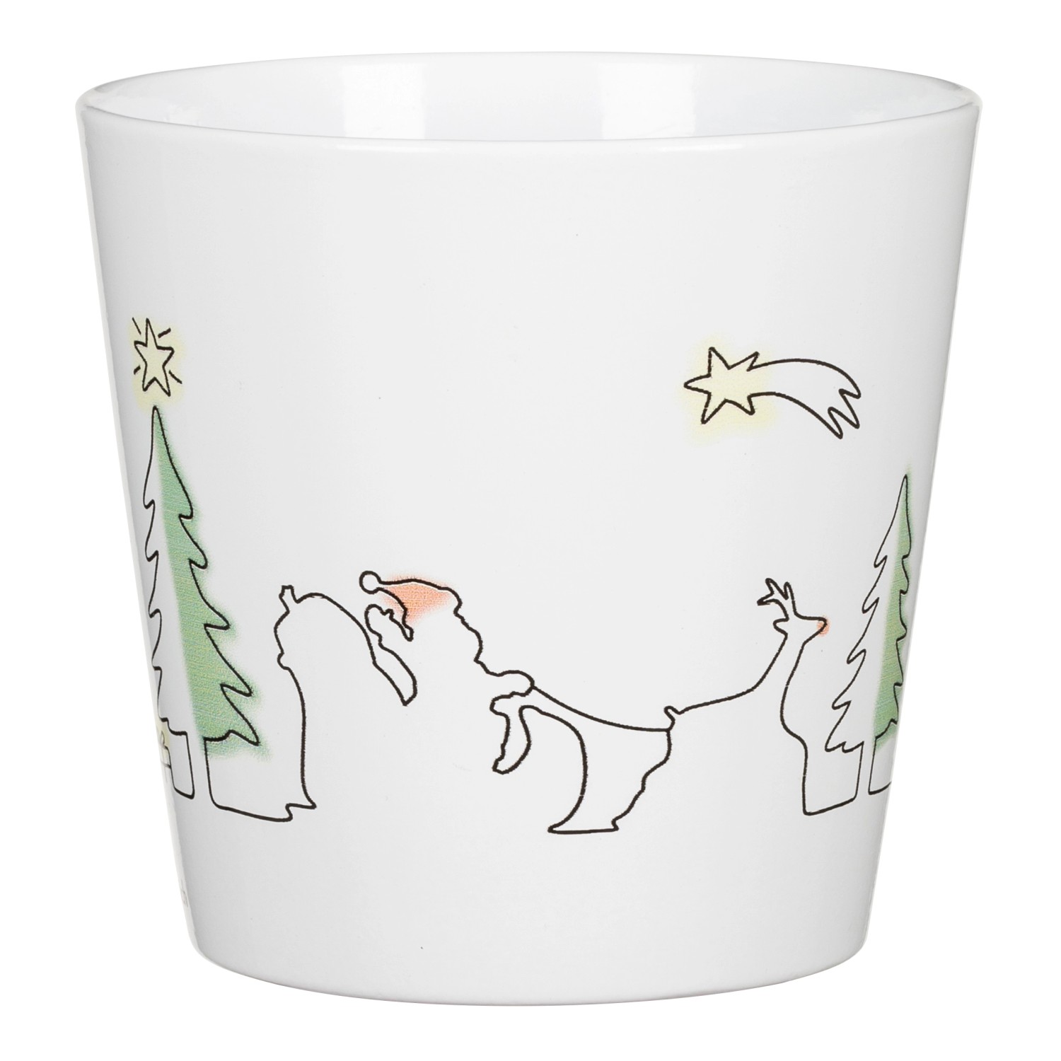 Scheurich Übertopf Santas Ride Ø 16 cm x 15 cm Weiß Scheurich Übertopf Santas Ride Ø 16 cm x 15 cm Weiß von Scheurich