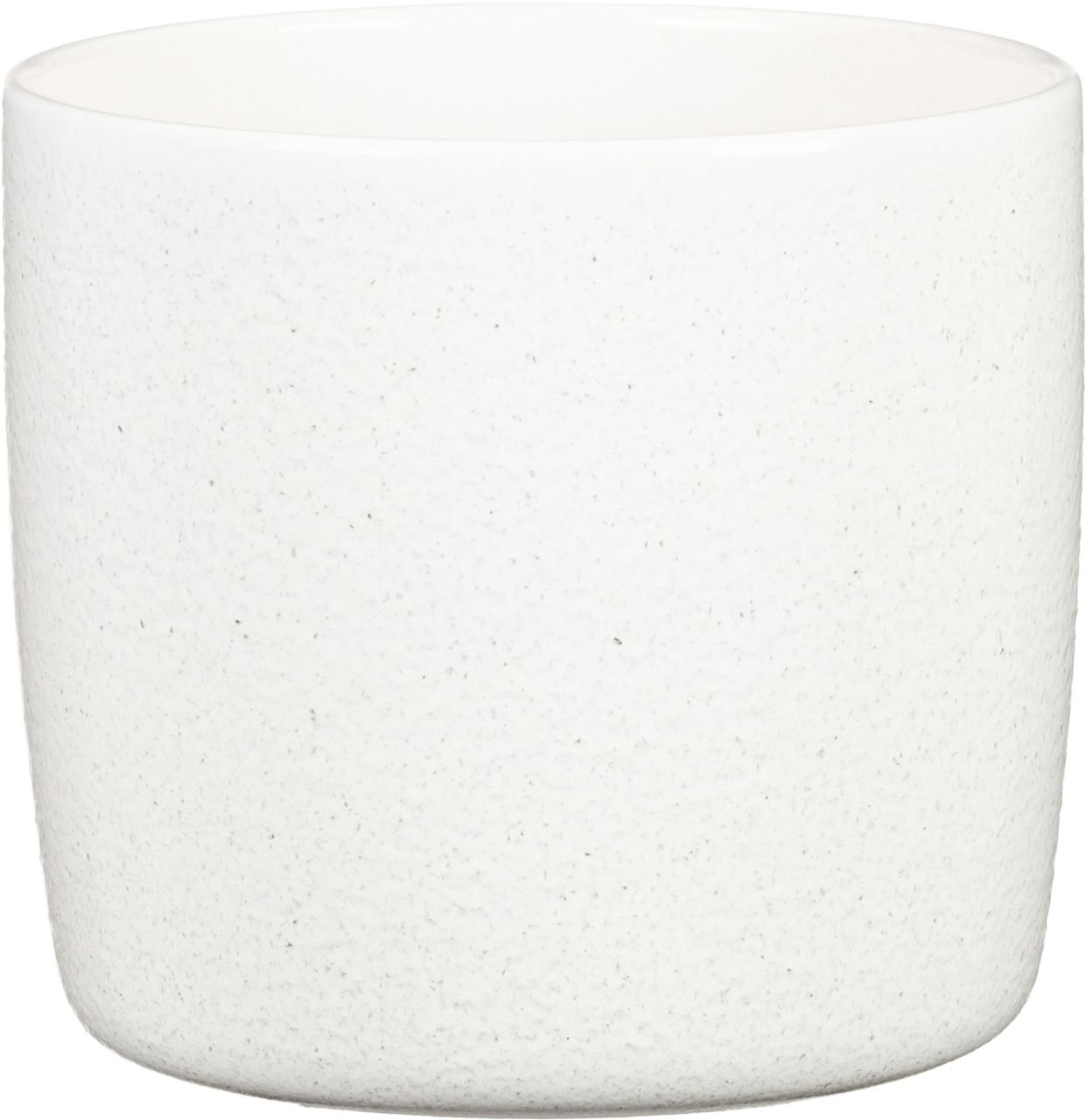 Scheurich Übertopf Solid Ø 17,6 x 16 cm perla weiß von Scheurich