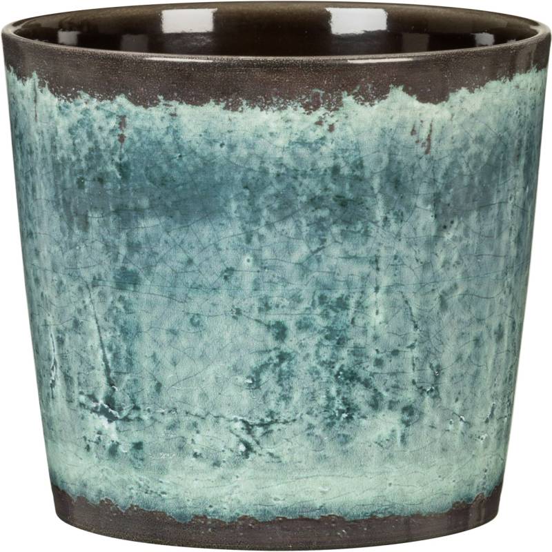 Scheurich Übertopf Tradition Ø 15,1 x 13,5 cm ocean glaze von Scheurich