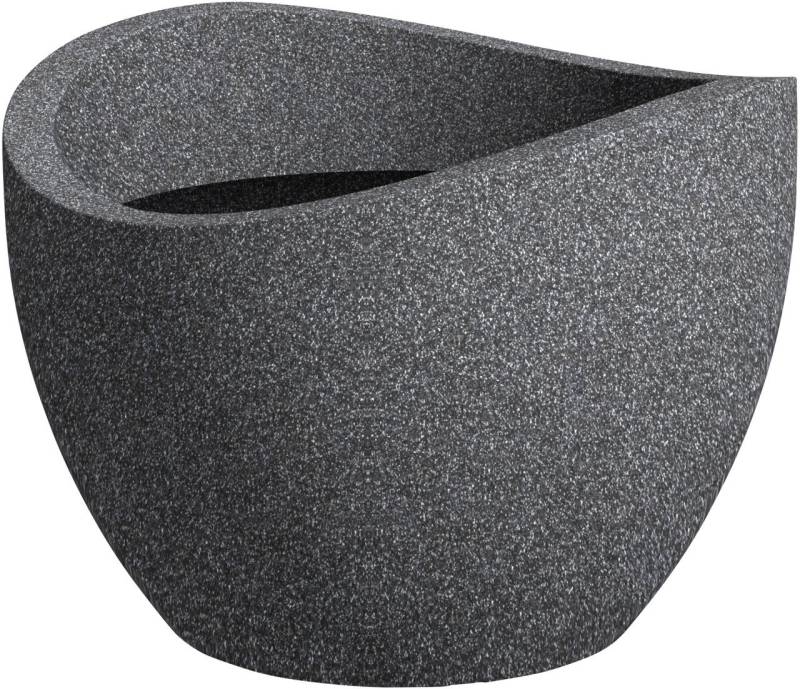 Scheurich Übertopf Wave Globe Bowl Ø 40 x 29,7 cm schwarz granit von Scheurich