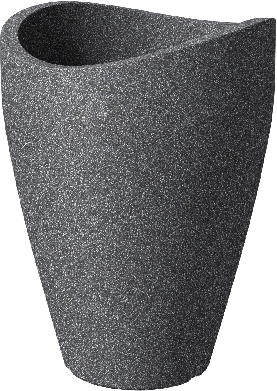 Scheurich Übertopf Wave Globe High Ø 67 x 70 cm schwarz granit von Scheurich