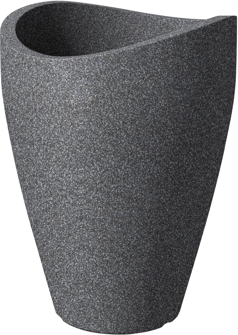 Scheurich Übertopf Wave Globe High Ø 40 x 40 cm schwarz granit von Scheurich