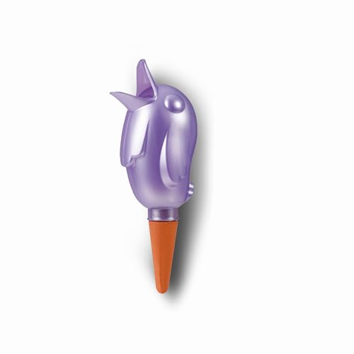 Scheurich Bördy M, Waterreserve Wasserspender aus Kunststoff und Tonkegel, Purple Pearl, 20 cm hoch, 0,22 l Vol. von Scheurich
