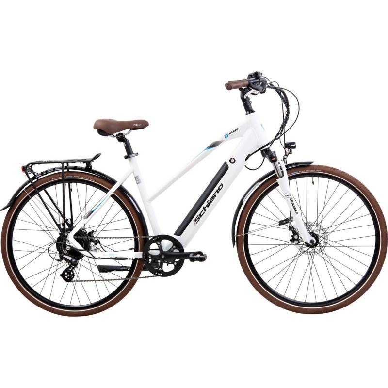 Schiano E-Bike Trekking 28 Zoll 8-Gang 418 Wh weiß von Schiano