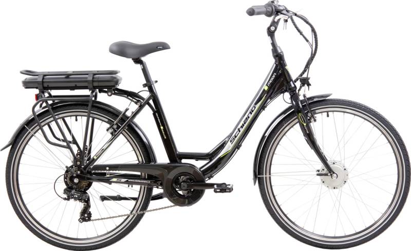 Schiano Ride E-Bike Trekking 28 Zoll 21-Gang 374 Wh schwarz von Schiano