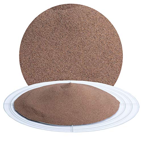 25 kg Granatsand Strahlmittel - Mehrwegstrahlmittel zum Sandstrahlen, zur Graffitientfernung, Sanierung von Sandstein (Granatsand Strahlmittel, 200 mesh 0,075-0,15 mm) von Schicker Mineral