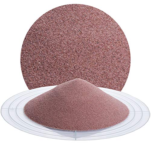 Schicker Mineral Granatsand Strahlmittel 25 kg, Mehrwegstrahlmittel Sandstrahlen, Graffitientfernung, Sanierung Sandstein, hohe Standzeit, abrasiv (Granatsand Strahlmittel, 80 mesh 0,180-0,35 mm) von Schicker Mineral