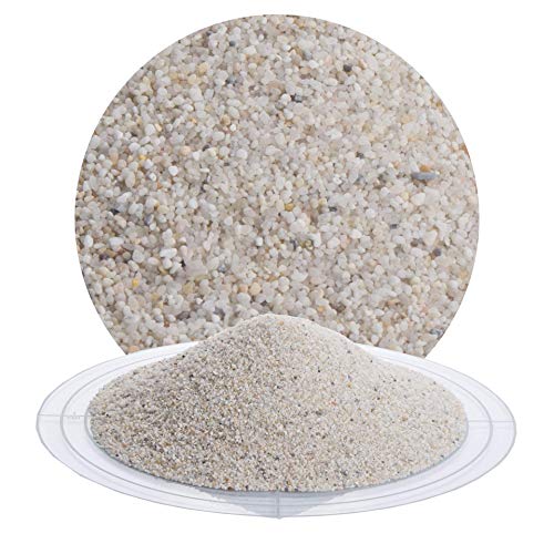Schicker Mineral Fugensand weiß 25 kg, heller, feiner Quarzsand in verschiedenen Körnungen, speziell geeignet für enge Fugen, Einkehrsand für Pflasterfugen (0,71-1,25 mm) von Schicker Mineral