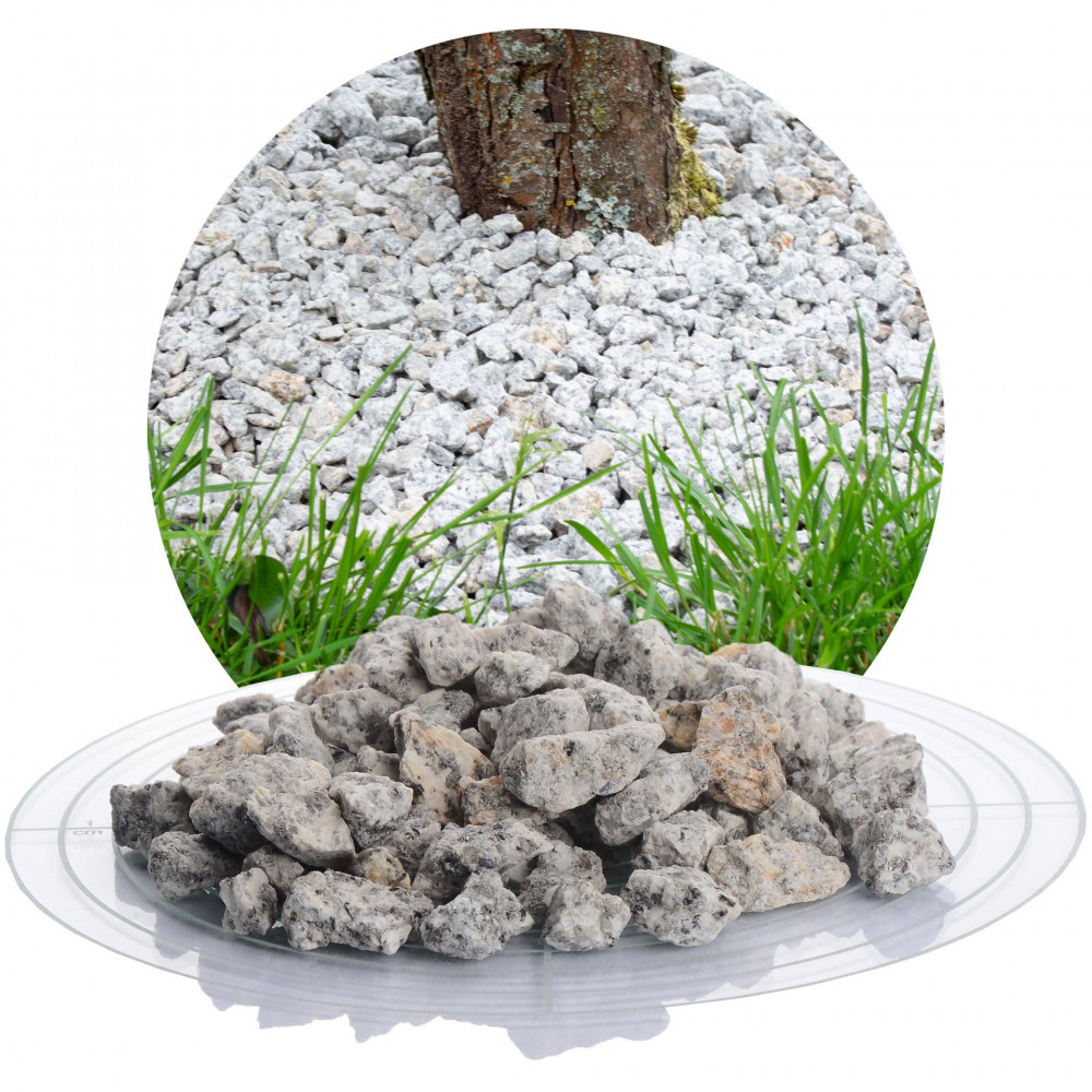 Granit Ziersplitt grau 8-16 mm von Schicker Mineral