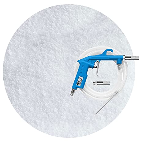 Schicker Mineral Sandstrahlset Soda mit 25 kg Soda Strahlmittel 0,3-0,5 mm und Sandstrahlpistole, materialschonendes Strahlgut, sehr gute Reinigungswirkung, nicht abrasiv, wasserlöslich von Schicker Mineral