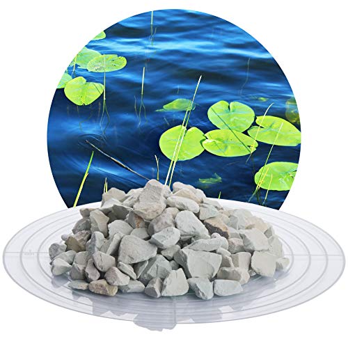 Schicker Mineral 25 kg Zeolith-Aqua Wasseraufbereiter, Filtermedium zur Nutzung im Gartenteich, Schwimmteich, Aquarium und Sandfitleranlage (8,0-16,0 mm) von Schicker Mineral