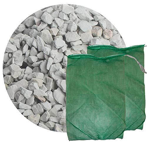 Schicker Mineral Zeolith Filterset mit Filternetzbeutel (25 kg Zeolith-Aqua und 2 Filtersäcke), Wasseraufbereiter, Filtermedium für Gartenteich, Schwimmteich, Koiteich, Aquarium (4,0-8,0 mm) von Schicker Mineral