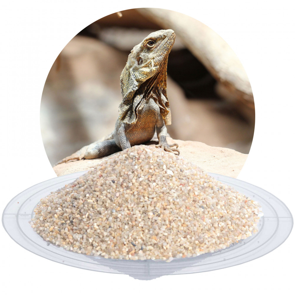 Terrariensand beige 0,8-1,6 mm von Schicker Mineral