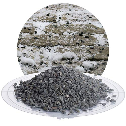 Schicker Mineral Umweltfreundlicher Streusplitt aus Diabas Hartstein, 15 kg Winterstreugut, salzfrei, verschiedene Körnungen: fein/grob/mittel, reines Naturprodukt (Diabas Streusplitt, 2-5 mm) von Schicker Mineral