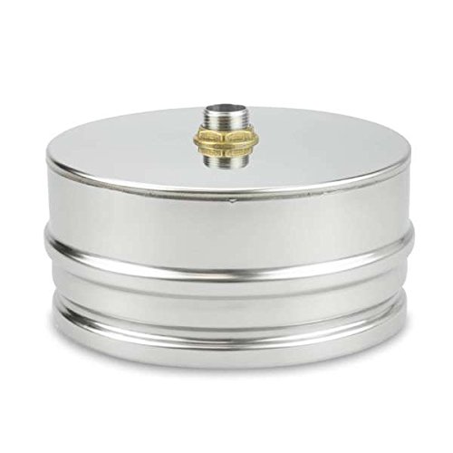 ICS Edelstahlschornstein 1i - Ø 130 mm Kondensatschale mit Ablauf für Zwischenstütze ICS Edelstahlschornstein 1i - Ø 130 mm Kondensatschale mit Ablauf für Zwischenstütze von Schiedel