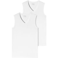 Schiesser Achselhemd ""95/5"", (2er-Pack), mit V-Ausschnitt von Schiesser